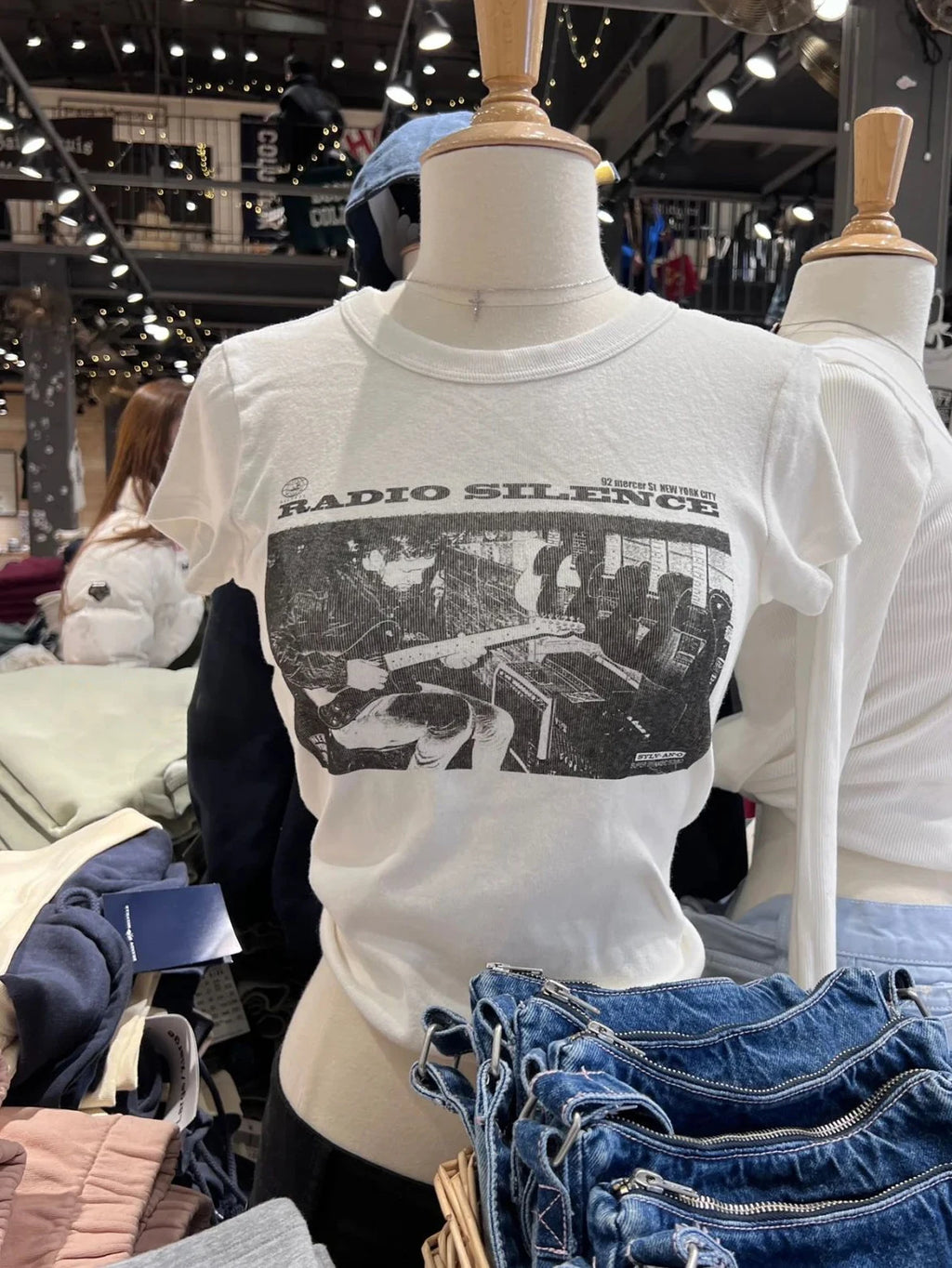 Casual Women Letter Print Slim Crop Top Round Neck Cotton Short Sleeve Summer Casual Vintage Tees Female Streetwear T-shirts New