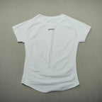 2026 New Women Breathable Sports T Shirt Round Neck Short Sleeve Elastic Slim Fit Casual Tops Gym Yoga Running Fitness Workout