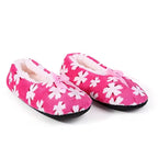 Mntrerm Warm At Home Woman Slippers Cotton Shoes Plush Female Floor Shoes Non-slip Indoor Bow Tie Dots Shoes Woman Home Slipper
