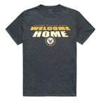 Welcome Home Tee, Navy, H. Charcoal, L