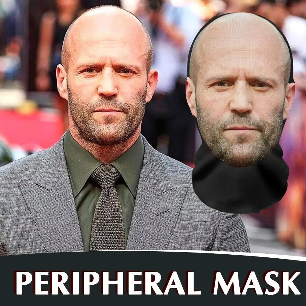 Upgrade Funny 3D Elastic Realistic Celebrity Mask Visualized Masks Full Face Cosplay Balaclava Halloween Party Props Headcovers