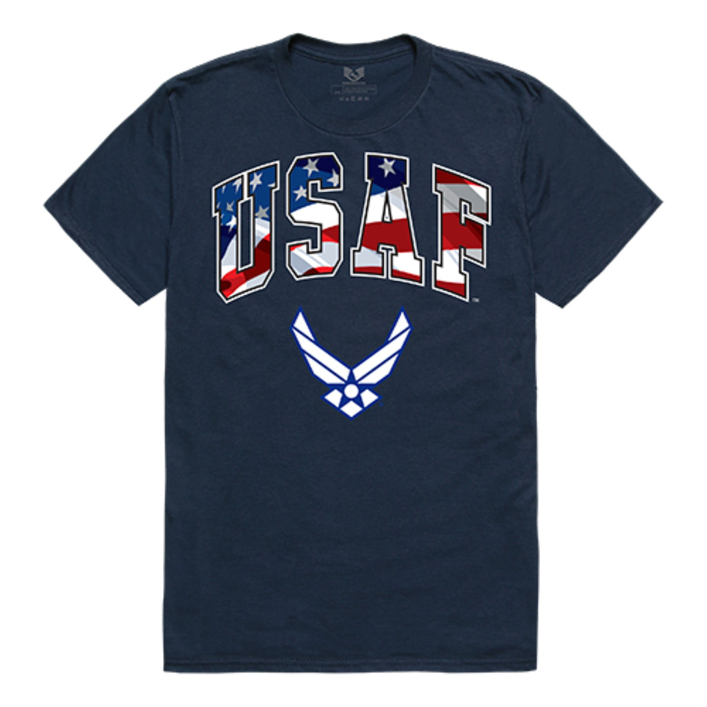 Flag Letter Tee, Air Force, Navy, S
