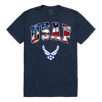 Flag Letter Tee, Air Force, Navy, S