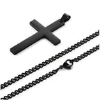 New Christian Cross Pendant Necklace For Men's Necklace Fashion Metal Religious Pendant Women Party Jewelry Accessories