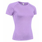 Women's Compression Shirt Short Sleeve Athletic Yoga Running T-Shirt Summer Gym Workout Quick Dry Stretchy Tees Tops Baselayer