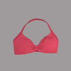 HISTELLO Sports Bra Push Up Strappy Sexy Open Back Gym Crop Top Removable Cups Women Workout Clothing Gym Top Halter Sport Bra