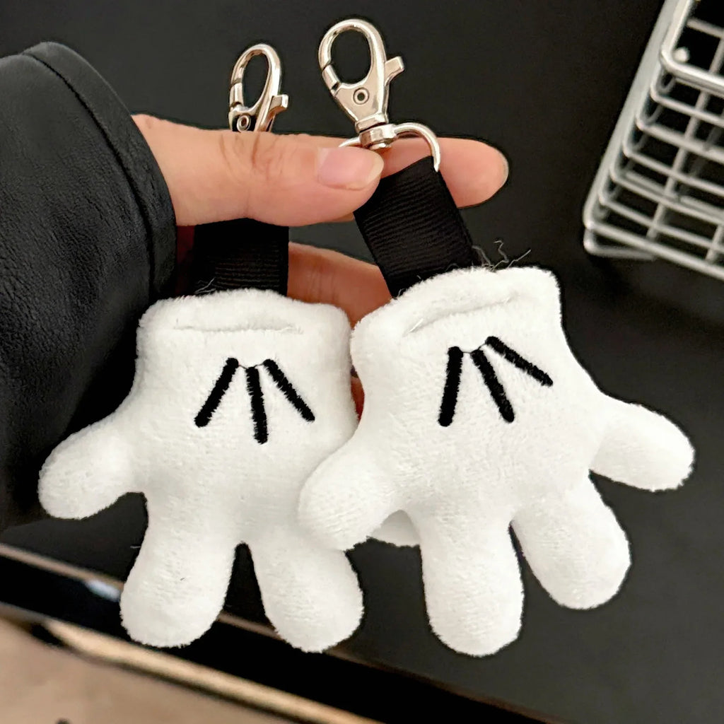 Creative And Wonderful Plush Glove Pendant Cute Keychain Bag Decoration Pendant