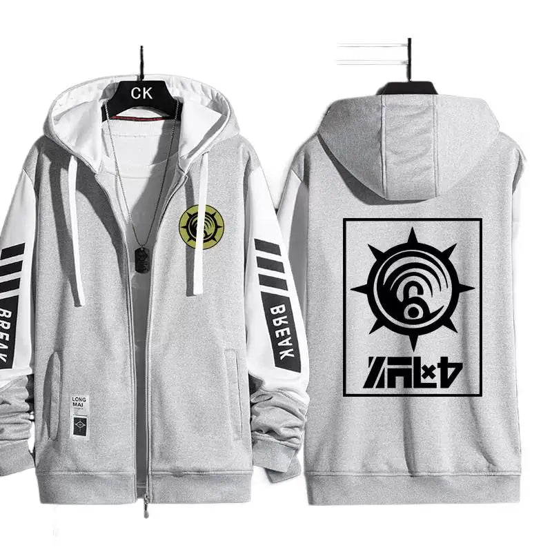 GACHIAKUTA Zip Up Hoodie Rude Riyo Costume Casual Harajuku Long Sleeves Men Women Zipper Hoodies Sweatshirt Outerwear Coat