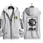 GACHIAKUTA Zip Up Hoodie Rude Riyo Costume Casual Harajuku Long Sleeves Men Women Zipper Hoodies Sweatshirt Outerwear Coat