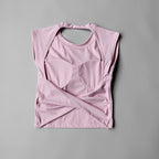 Yoga Short-sleeved Women's Fixed Chest Pad Running Gym Sexy Backless Short Training Sports T-shirt Waist Slimming Fitness Vest