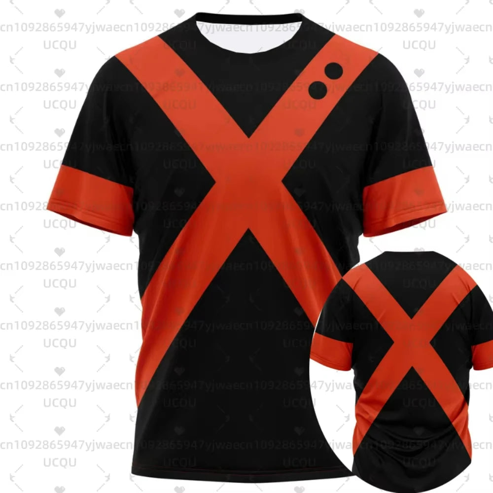 Summer Men's Women's My Hero T-shirt My Hero Academia Nonno 5th Edition Jersey T-shirt Tops All Might Anime Fan Gift