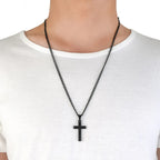 New Christian Cross Pendant Necklace For Men's Necklace Fashion Metal Religious Pendant Women Party Jewelry Accessories