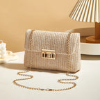 Crossbody Bag for Women Chain Strap Banquet Stylish Accessory Shoulder Bag for Day-to-Night Outfits