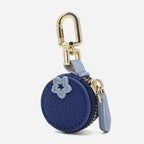 Fruit Coin Purse Cherry Blueberry Design Fruit Charm Coin Purse Cute PU Leather Pendant Keychain Earphone Bag Mini Storage Bag