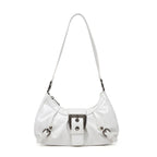 Y2K Retro Pleated Hobo Shoulder Bag for Women Hot Selling Maillard Style Underarm Bag Clutch Handbags for Travel Work Shopping