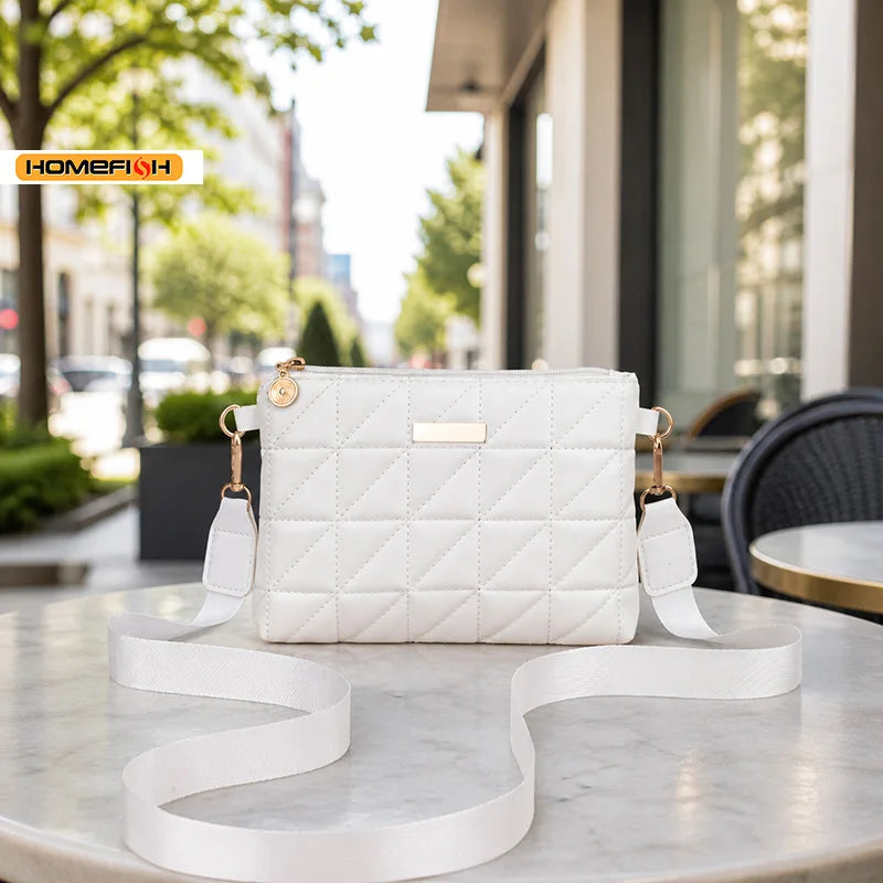 HOMEFISH Mini Phone Handbag Compact Embroidery Small Square Triangle Coin Purse Fashion Ladies Bag