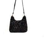 Popular Trendy Women's Korean-Style Handbag with Sequins - Versatile Single-Shoulder Small Bag