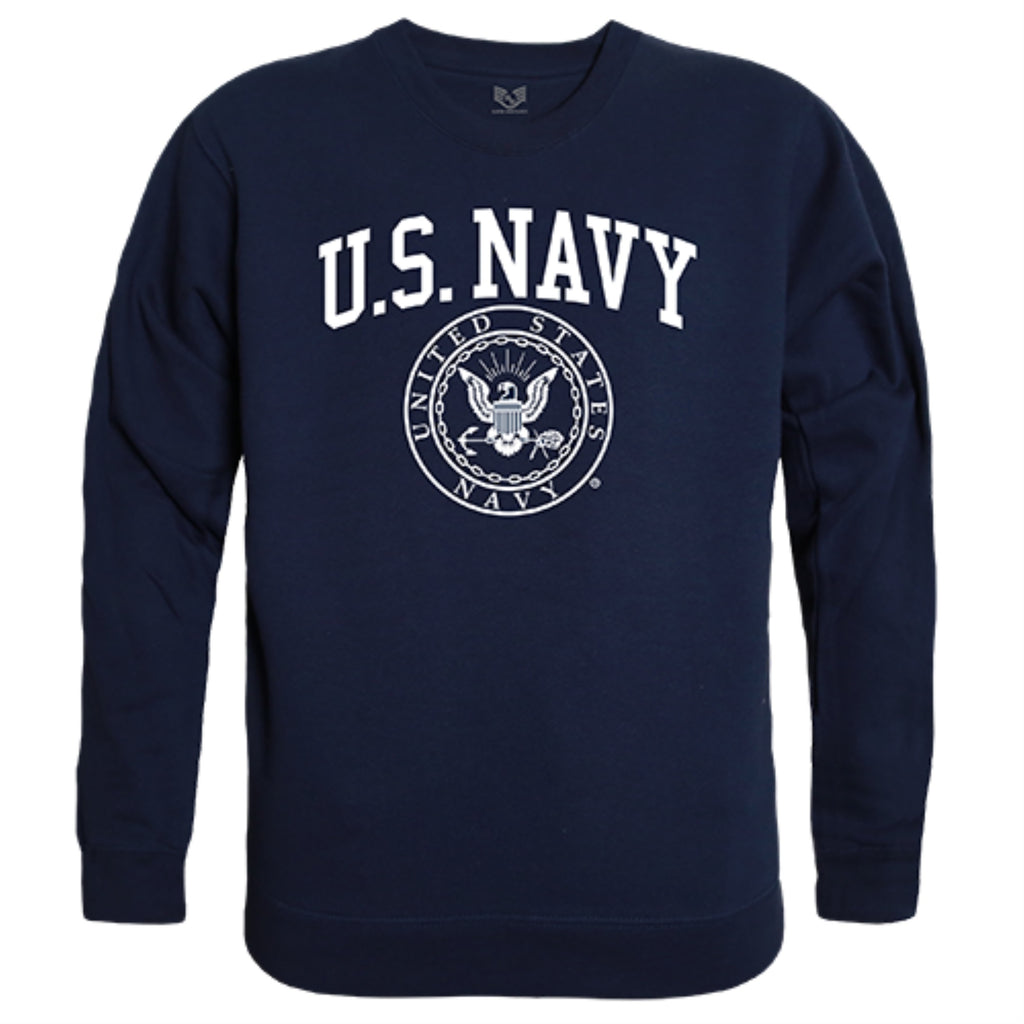 Crewneck Sweatshirt, Navy, Navy, M
