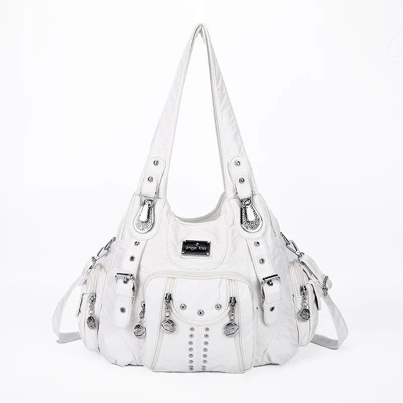 Bag Women Fashion Handbags Women Shoulder Bags PU Leather Handbag Female Satchel Shoulder Purse Bag Bolsa Feminina