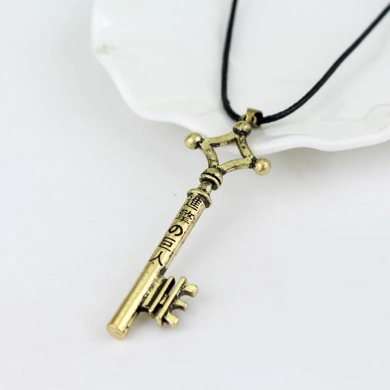 Attack on Titan Metal Keychains for Man Women Anime Peripheral Backpack Pendant Key Chains Bags Key Ring Cosplay Accessories