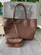 XMESSUN Original Fashion Style Women Bag Portable Women's Bucket Bags Ostrich Pattern Shopping Tote Casual Simple Ladies Handbag