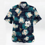 2026 SUMMER New Snorlax Hawaiian Shirt Tropical Anime Aloha Shirt Summer Sports Men's T-Shirt Children's Clothing Tee Y2k Woman