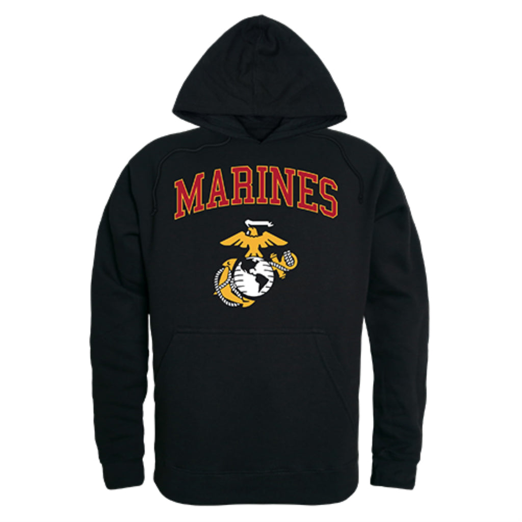Pull Over Hoodie, Marines, Black, XL