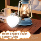 1/2PCS Purse Heart LED Light Handbag Lamp Automatic Motion Activated Purse Heart Shaped Night Light for Women Bah Purse Charm