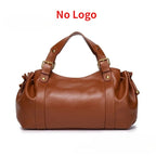 Women's Simple Crossbody Bag Elegant And Versatile Boston Style Work Interior Polyester Soft Handbag