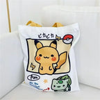 HOT Sale Pokemon Pikachu Canvas Shoulder Bags Psyduck Squirtle Ladies Casual Handbag Reusable Large Capacity Women Shopping Bag