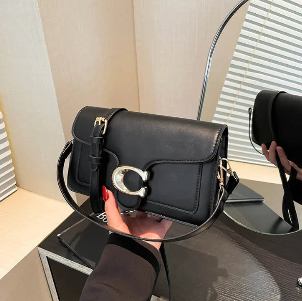 New Women's Small Square Bag, High-Quality Solid Color Multifunctional Shoulder Bag, Crossbody Bag, Daily Commuting Handbag