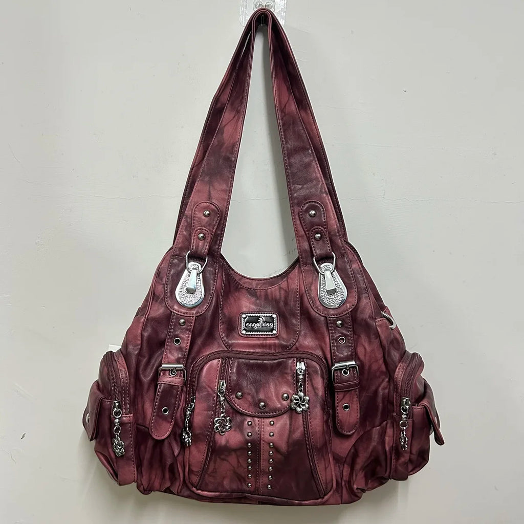 Bag Women Fashion Handbags Women Shoulder Bags PU Leather Handbag Female Satchel Shoulder Purse Bag Bolsa Feminina