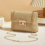 Crossbody Bag for Women Chain Strap Banquet Stylish Accessory Shoulder Bag for Day-to-Night Outfits