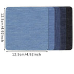 Denim Patches DIY Iron On Denim Elbow Patches Repair Pants For Jean Clothing Pants Badges Apparel Sewing Fabric NEW