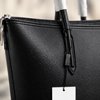 HTMCK Women Large Capacity Tote Bag, Waterproof PU Simple Solid Color Shoulder Handbag, Casual Commuter Shopping Travel Bag