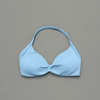 HISTELLO Sports Bra Push Up Strappy Sexy Open Back Gym Crop Top Removable Cups Women Workout Clothing Gym Top Halter Sport Bra