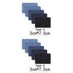 Denim Patches DIY Iron On Denim Elbow Patches Repair Pants For Jean Clothing Pants Badges Apparel Sewing Fabric NEW
