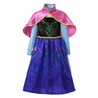 Moana Elsa Princess Dress for Girls Costume Kid Children Cosplay Birthday Carnival Party Outfit Toddler Fancy 2-8Y Birthday Gift