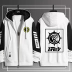 GACHIAKUTA Zip Up Hoodie Rude Riyo Costume Casual Harajuku Long Sleeves Men Women Zipper Hoodies Sweatshirt Outerwear Coat