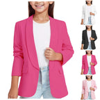 5t Girls Clothes Winter Girls Long Sleeve Shawl Formal Suit Jacket Open Front Inner Pocket For Kids Floral Long Sleeve Shirts