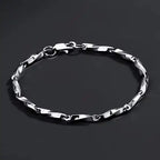 Vikings Jewelry Personalized Pattern Chain Bracelet Men's Thick Section Boy Hip-hop Street Hipster Fashion Jewelry with Wood Box