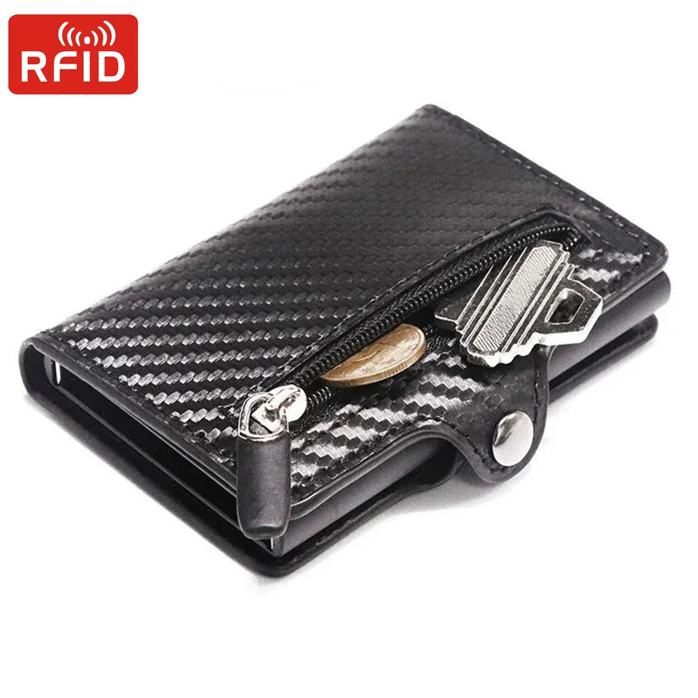 Anti Thief Rfid Credit Card Holder Men Wallet Women Smart Minimalist Wallet Carbon Slim Bank Cardholder Case Bag Carteras Choice