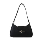 Vintage Shoulder Bags Small Purse for Women Classic PU Leather Shoulder Bag Ladies Underarm Handbag Fashionable Crossbody Bag