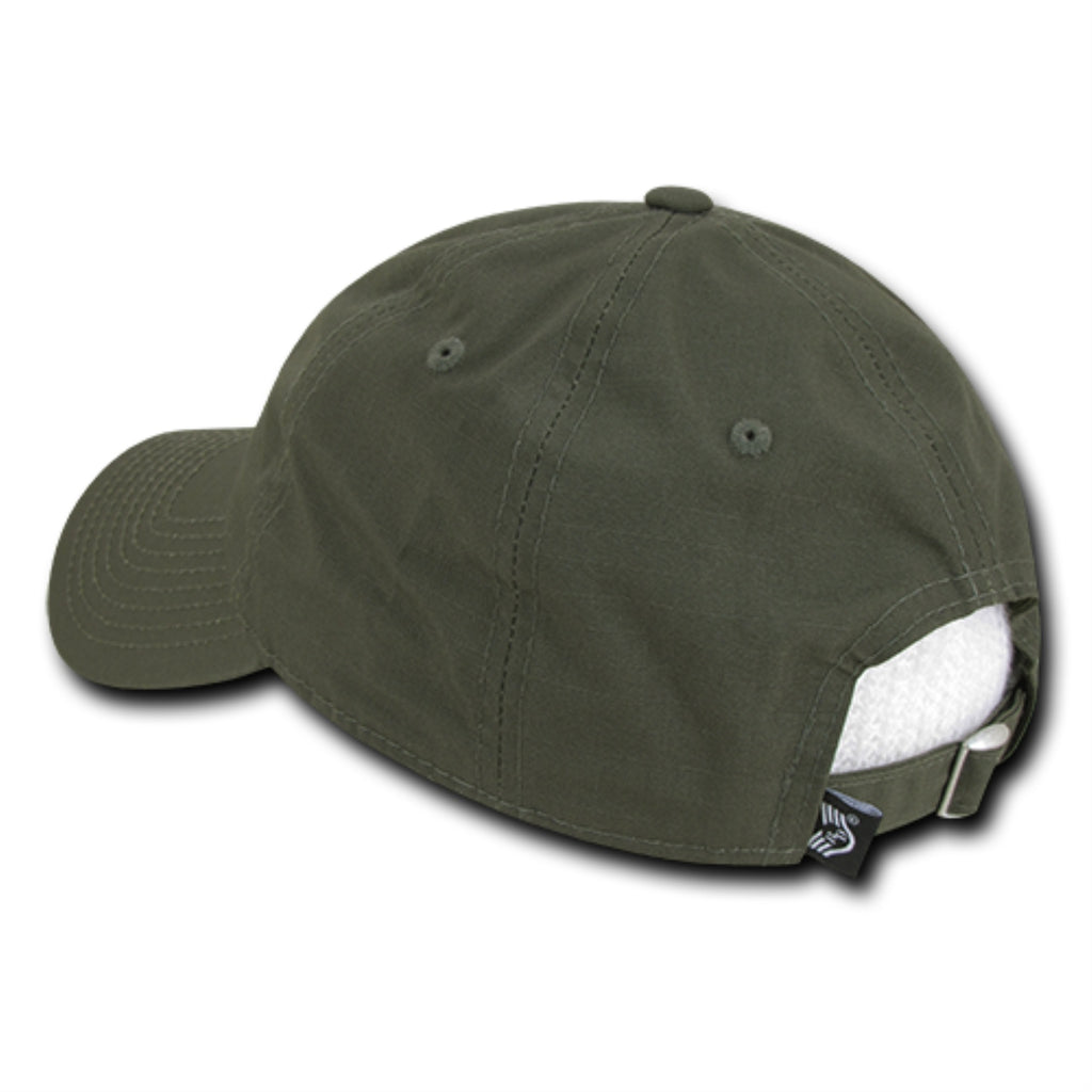 Relaxed Ripstop Cap, USA Flag, Olive