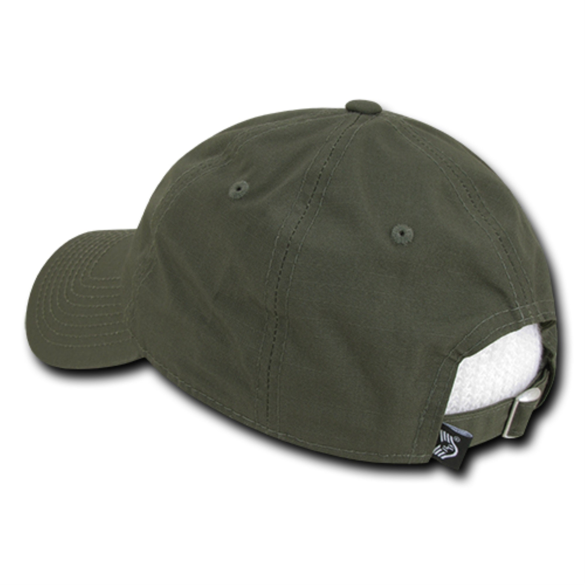 Relaxed Ripstop Cap, USA Flag, Olive