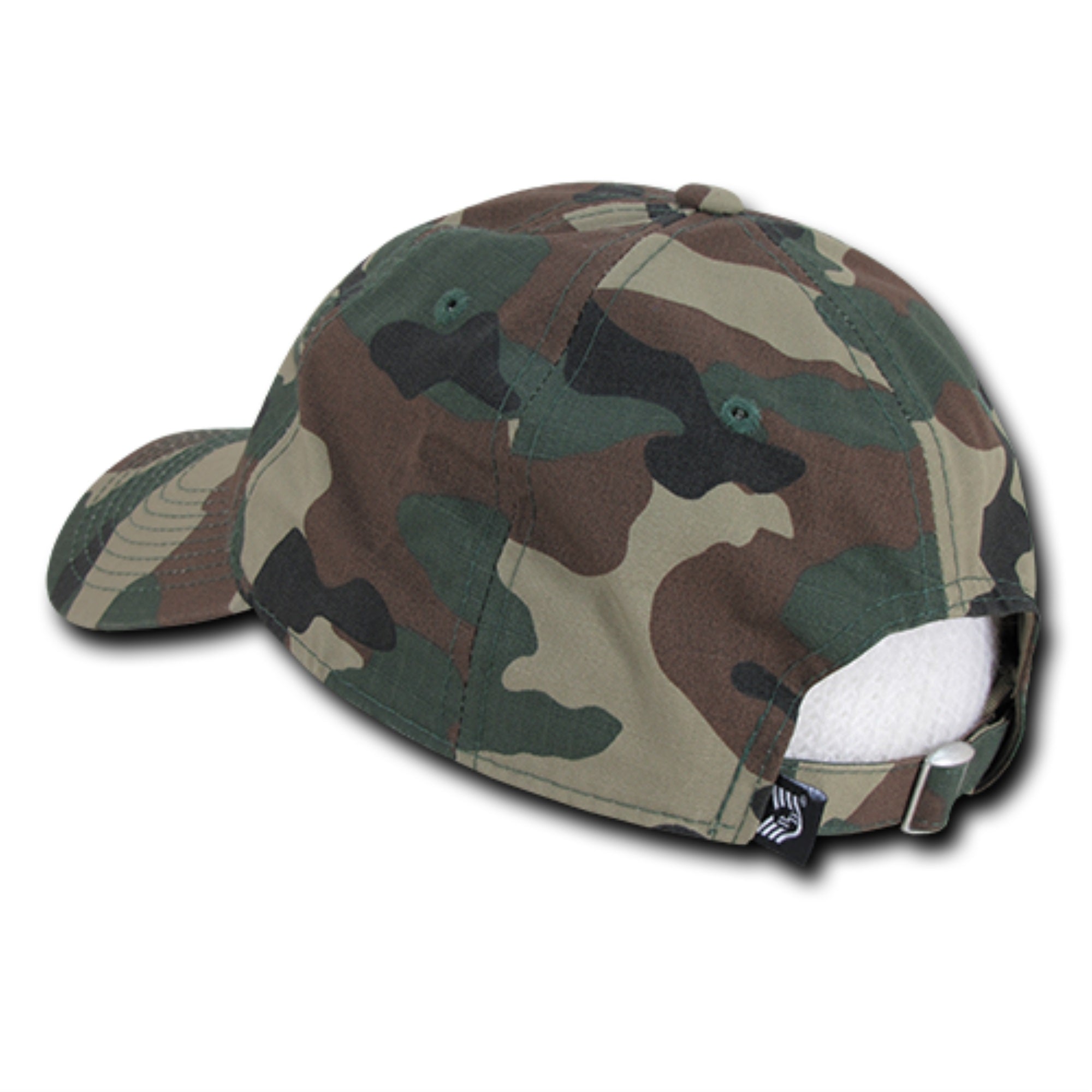 Relaxed Ripstop Cap, USA Flag, Woodland