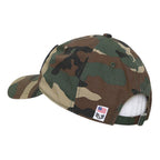 Relaxed Ripstop Cap, USA Text, Woodland