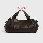 Women's Simple Crossbody Bag Elegant And Versatile Boston Style Work Interior Polyester Soft Handbag