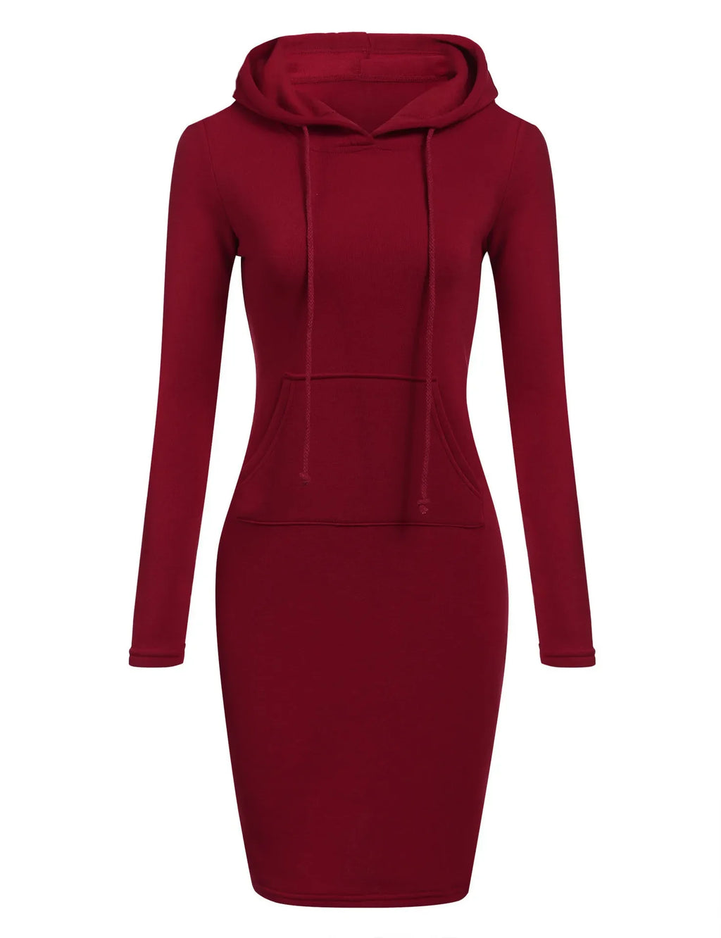 Ladies Autumn Attire Women's Hooded Dresses Hoodie - Style Sweatshirt Dresses for Women Tops in Ladies Clothing