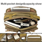 Trekking Tactical Handbags Shoulder Bag Camping for Man Hiking Travel Climbing Fishing Sling Crossbody Outdoor Weekend Molle Bag